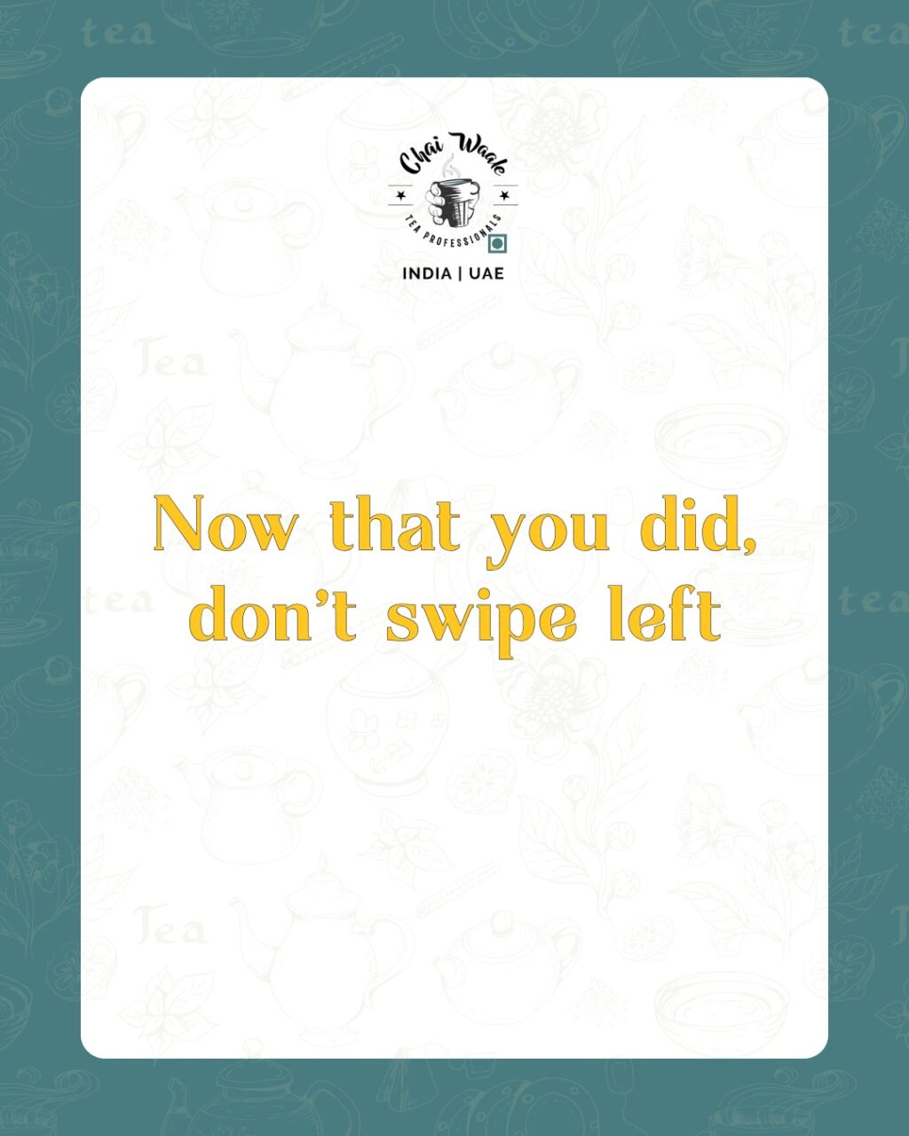 Instagram post from chai.waale. This post is in position 1.