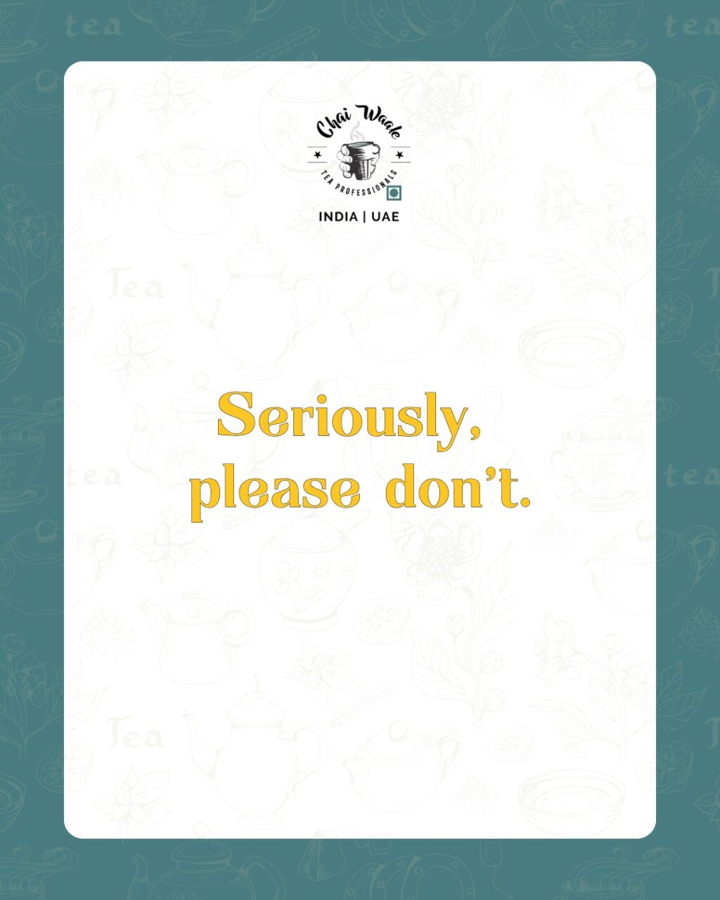 Instagram post from chai.waale. This post is in position 2.