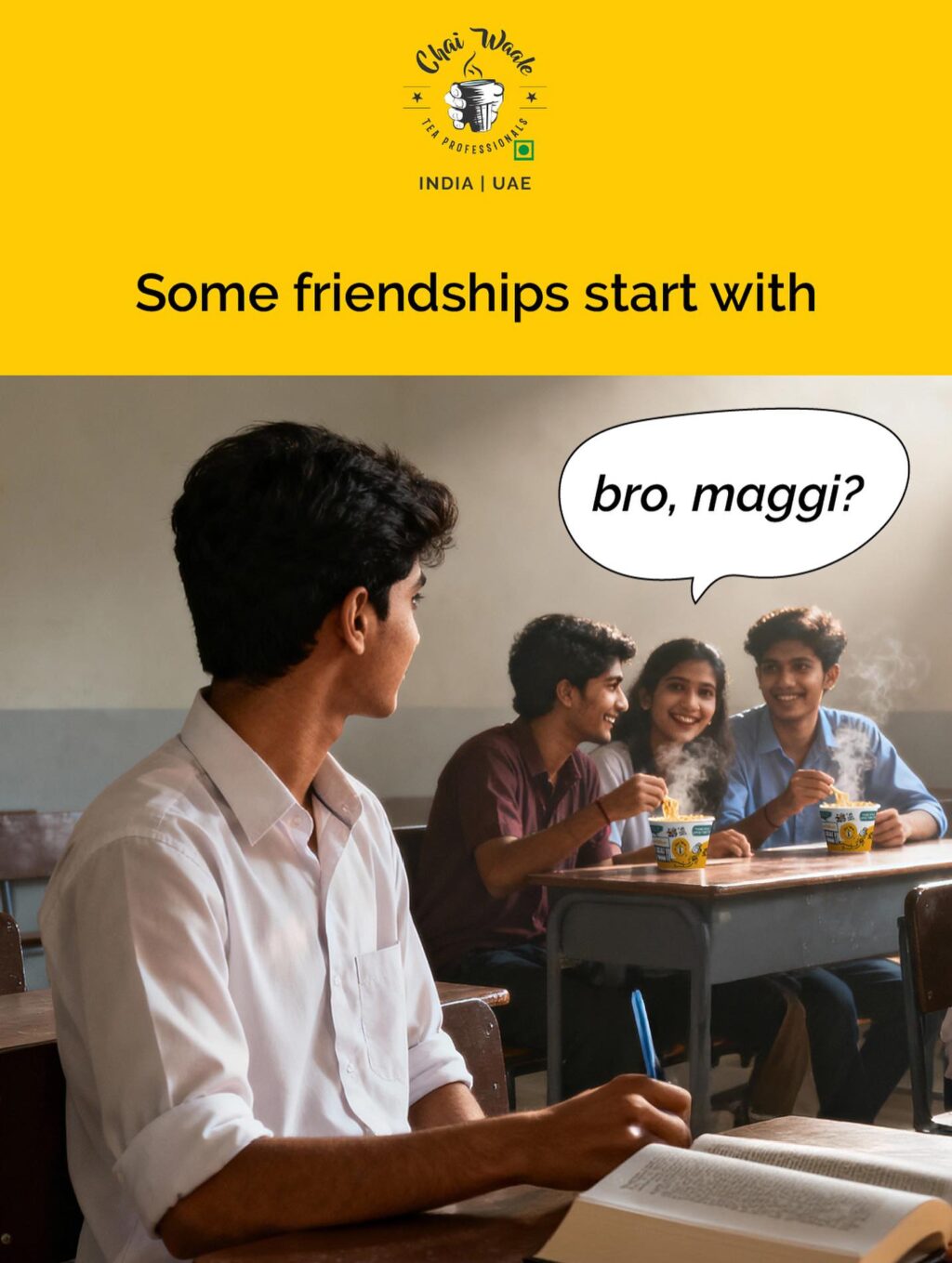 Instagram post from chai.waale. This post is in position 0.