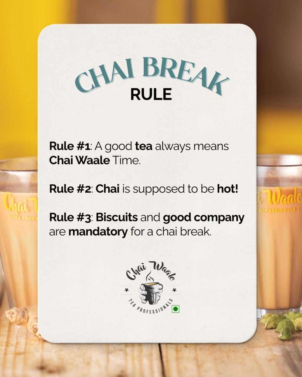 Instagram post from chai.waale. This post is in position 8.